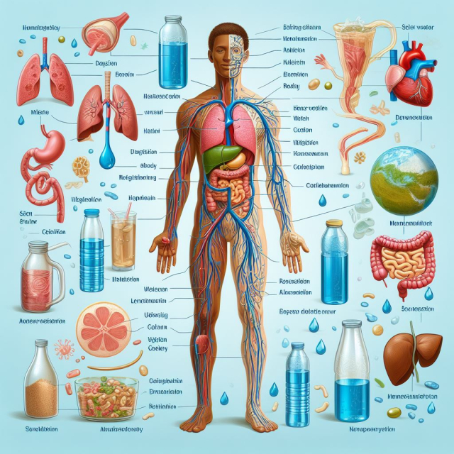 The importance of water in our body 